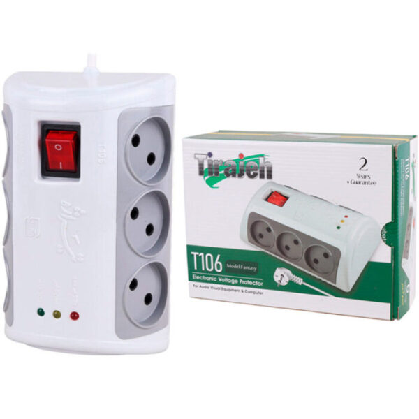 تیراژه محافظ کامپیوتر 6 خانه فانتزی سیم 3 متر