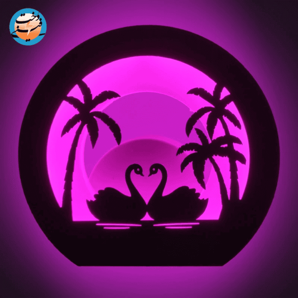 شب خواب دیواری کد 114 (مدل قو)