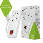 تیراژه محافظ کامپیوتر 4 خانه مدل صبا 400 سیم 3 متر